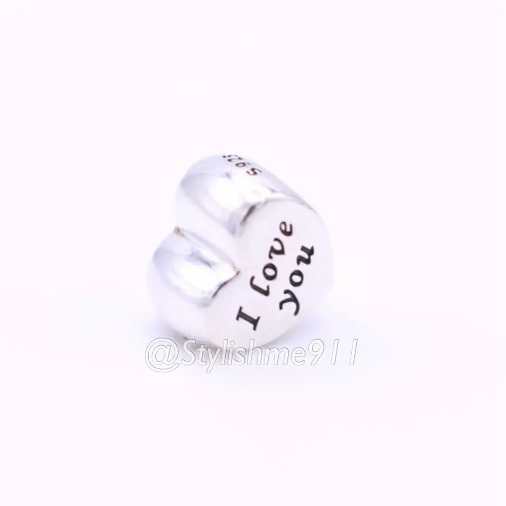 Authentic PANDORA Retired Words of Love Charm